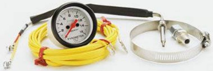 2-1/16" Pyrometer Gauge Kit, 0-1600 °F, Stepper motor, phantom - Diesel Freak