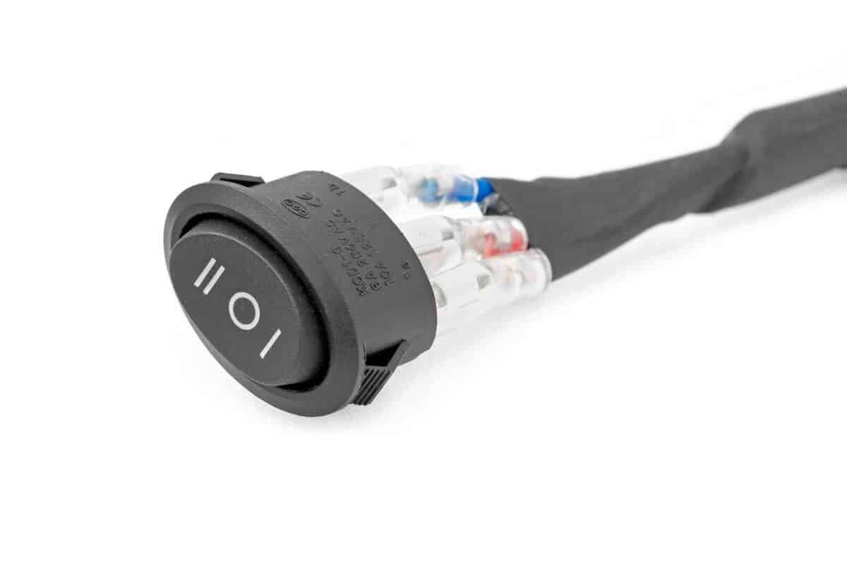 2-Inch Square Cree LED Lights - (Pair | Black Series w/ Amber DRL) - Diesel Freak