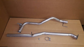 2.25" Aluminized Performance Exhaust Kit, Right Side Exit - Diesel Freak