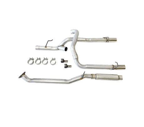 2.25" Dual Rear Exit Cat Back Exhaust - Diesel Freak