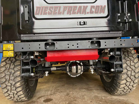 2.5" Dual Exhaust Kit Rear Exit Race - Diesel Freak
