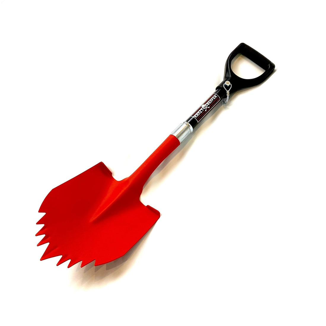 ATV / UTV Krazy Beaver Shorty Shovel (Textured Red Head / Black Handle) - Diesel Freak
