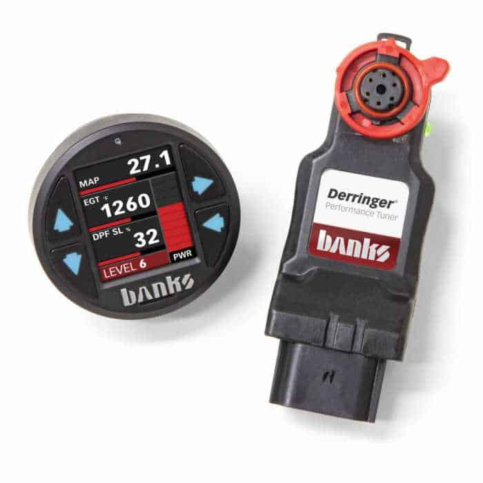 Banks Derringer Tuner, w/Super Gauge with ActiveSafety, includes Banks iDash 1.8 Super Gauge - Diesel Freak