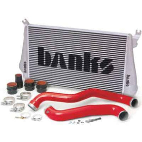 Banks Intercooler Upgrade - Includes Boost Tubes (red powder-coated) - Diesel Freak