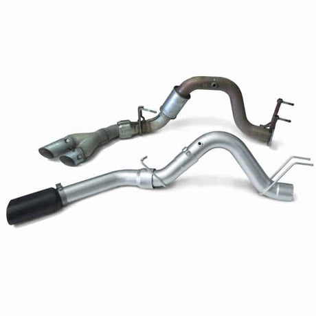 Banks Monster Exhaust System 4-inch Single Exit, Cerakote Black Tip - Diesel Freak