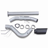 Banks Monster Exhaust System 4-inch Single Exit, Cerakote Black Tip - Diesel Freak
