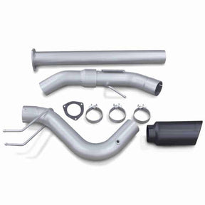Banks Monster Exhaust System 4-inch Single Exit, Cerakote Black Tip - Diesel Freak
