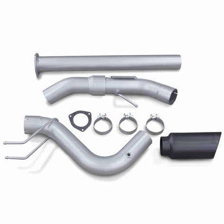 Banks Monster Exhaust System 4-inch Single Exit, Cerakote Black Tip - Diesel Freak