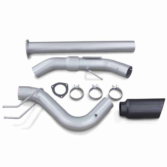 Banks Monster Exhaust System 4-inch Single Exit, Cerakote Black Tip - Diesel Freak