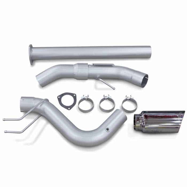 Banks Monster Exhaust System 4-inch Single Exit, Chrome Tip - Diesel Freak