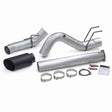 Banks Monster Exhaust System 5-inch Single Exit, Cerakote Black Tip - Diesel Freak