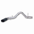 Banks Monster Exhaust System 5-inch Single Exit, Cerakote Black Tip - Diesel Freak