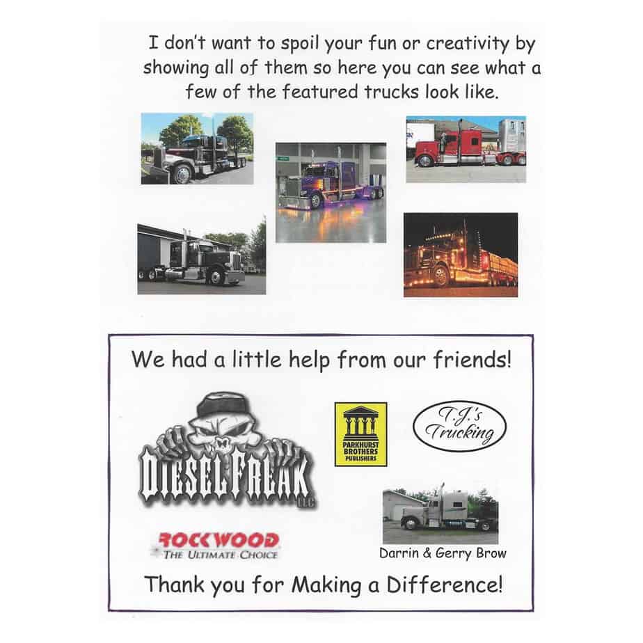 Big Rigs Making a Difference Coloring Book Volume 2 - Diesel Freak