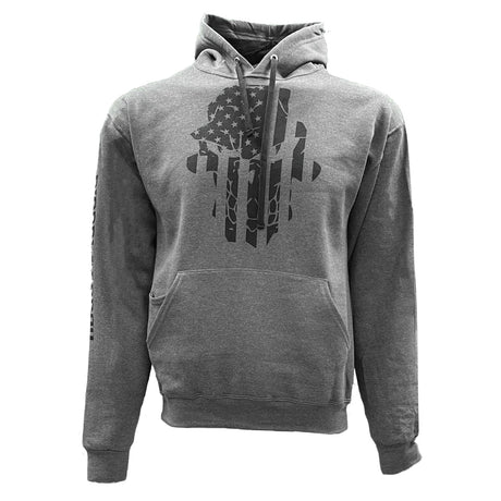 Black Out Flag Skully Hoodie - Diesel Freak