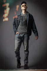 Black Out Flag Skully Tee - Diesel Freak