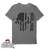 Black Out Flag Skully Tee - Diesel Freak