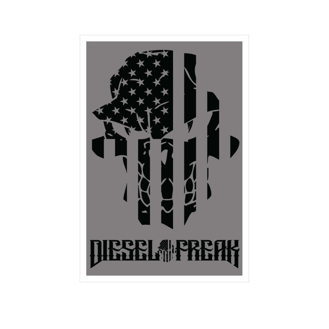 Blackout Flag Skully Banner - Diesel Freak