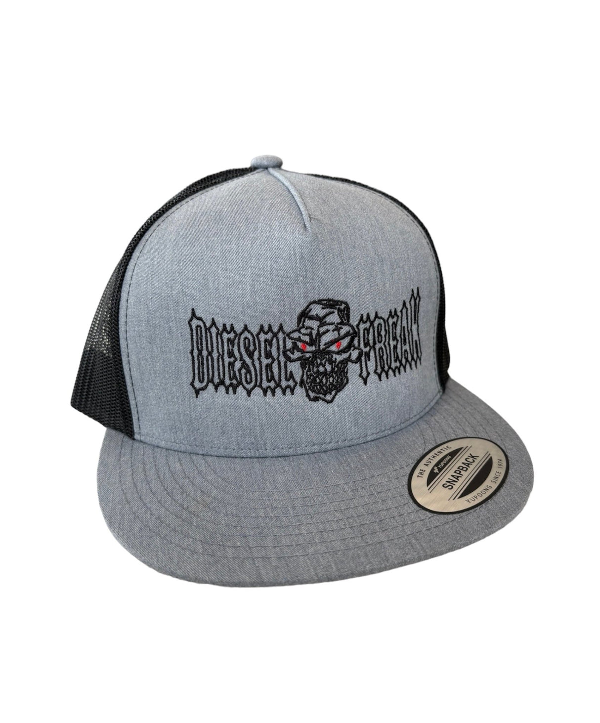 Diesel Freak Grey & Black Snapback - Diesel Freak