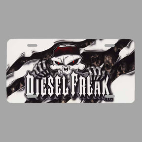 Diesel Freak Ripped Up License Plate - Diesel Freak