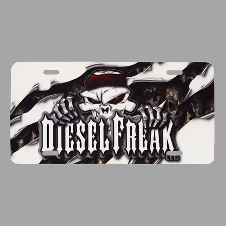 Diesel Freak Ripped Up License Plate - Diesel Freak