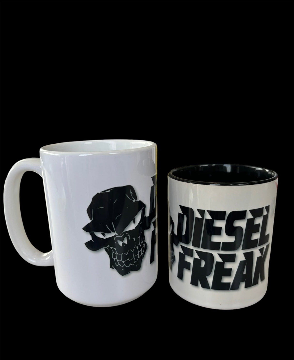 Diesel Freak Stacked - Black Coffee Mug - Diesel Freak