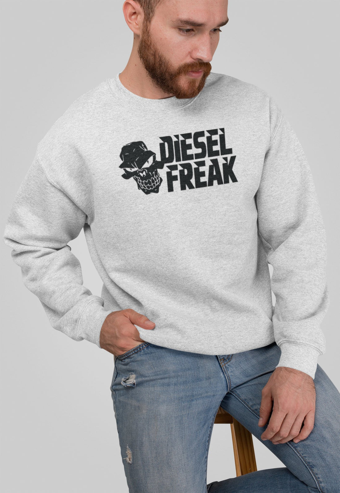 Diesel Freak Stacked Crewneck - Diesel Freak