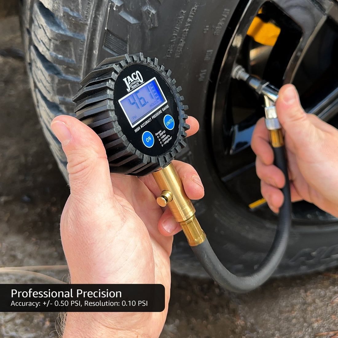 ElitePro™ Digital Tire Pressure Gauge - Professional Accuracy - 100 PSI - Diesel Freak