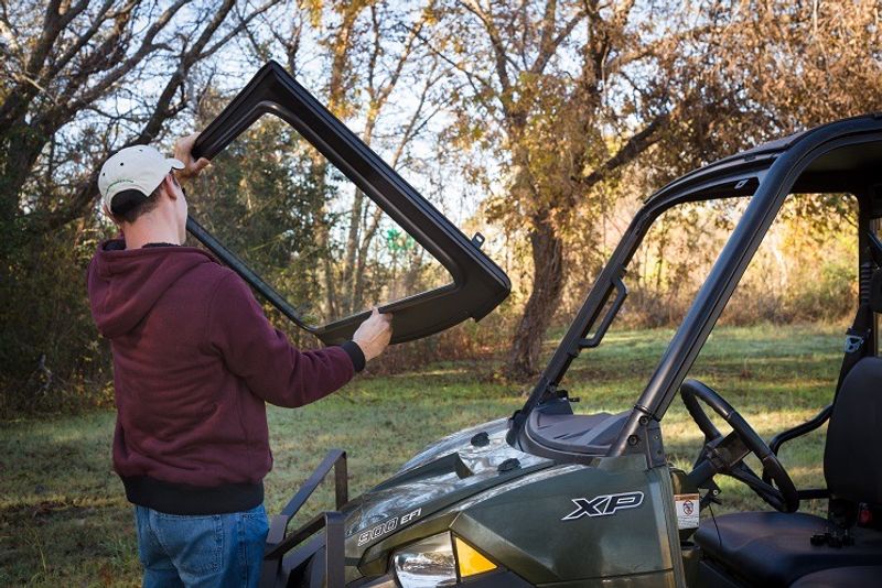 Fortress Polaris Fixed Windshield (Removable) - Diesel Freak