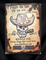 Fought the law Banner - Diesel Freak