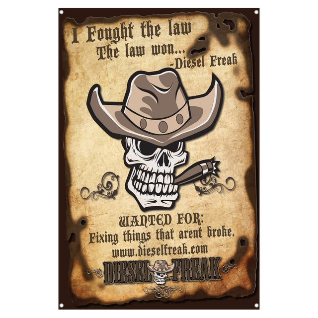 Fought the law Banner - Diesel Freak