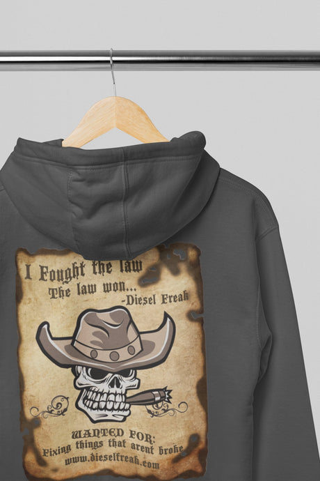 Fought The Law Hoodie - Diesel Freak