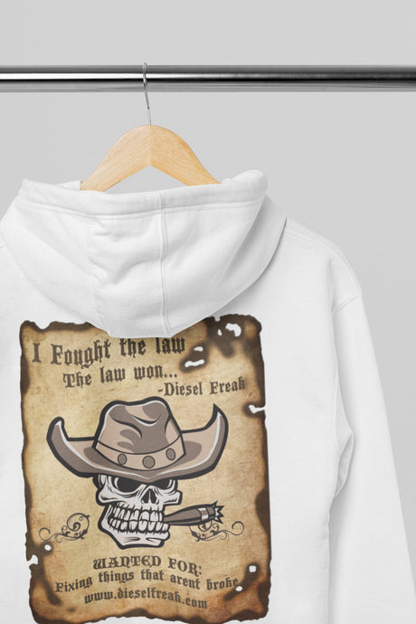 Fought The Law Hoodie - Diesel Freak
