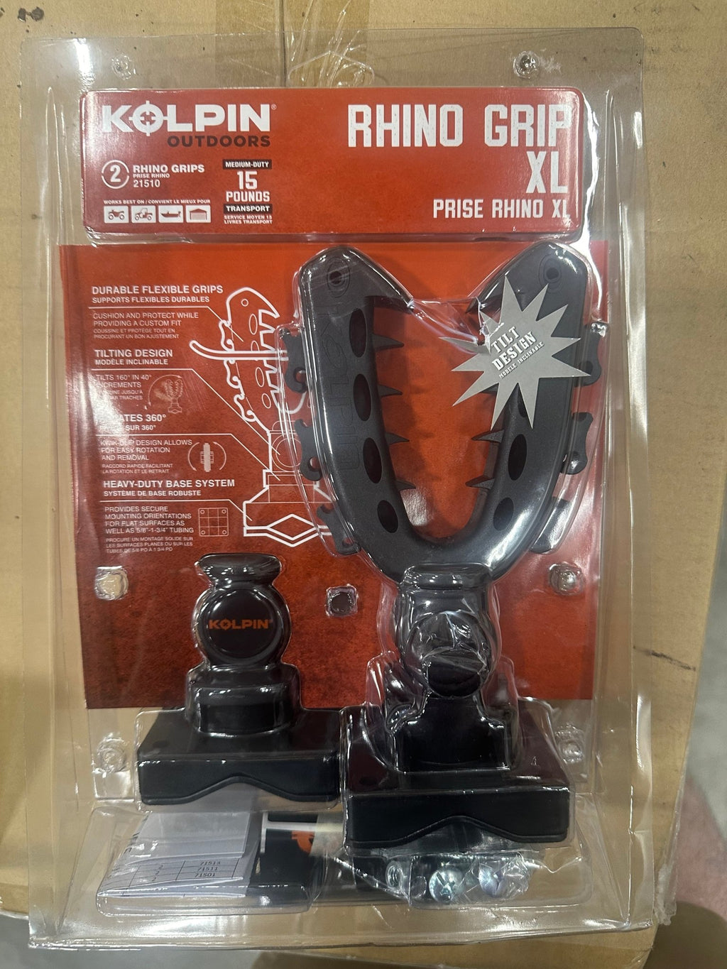 KOLPIN Rhino Grip XL Gun Grip with Bar Mount