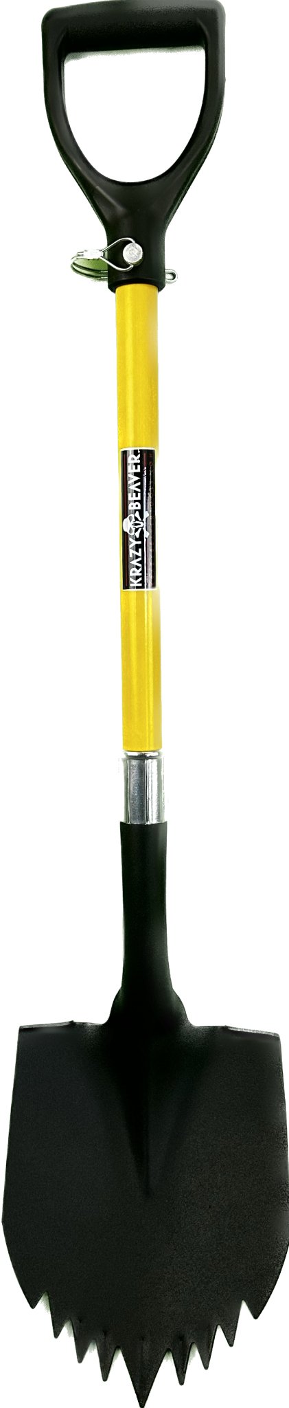 Krazy Beaver Shovel (Black Textured Head / Yellow Handle 45635) - Diesel Freak
