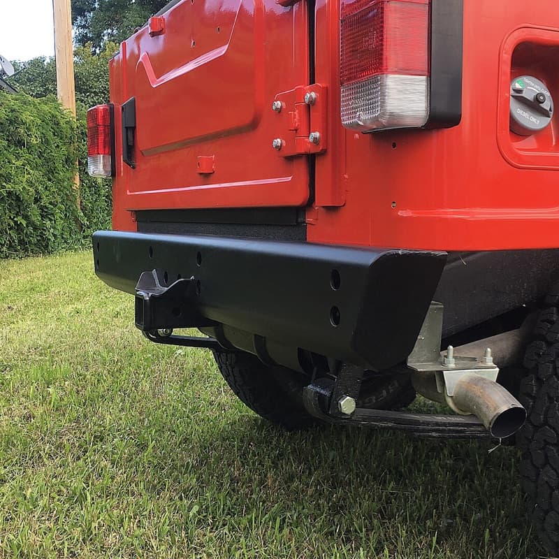 OTR Rear Bumper with Class III Receiver Hitch - Diesel Freak