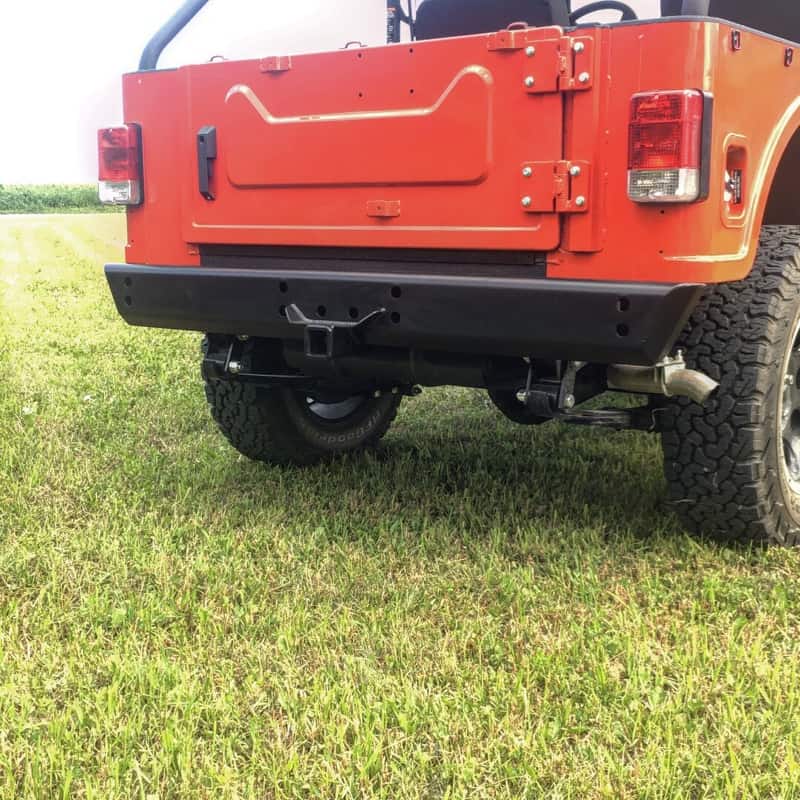 OTR Rear Bumper with Class III Receiver Hitch - Diesel Freak