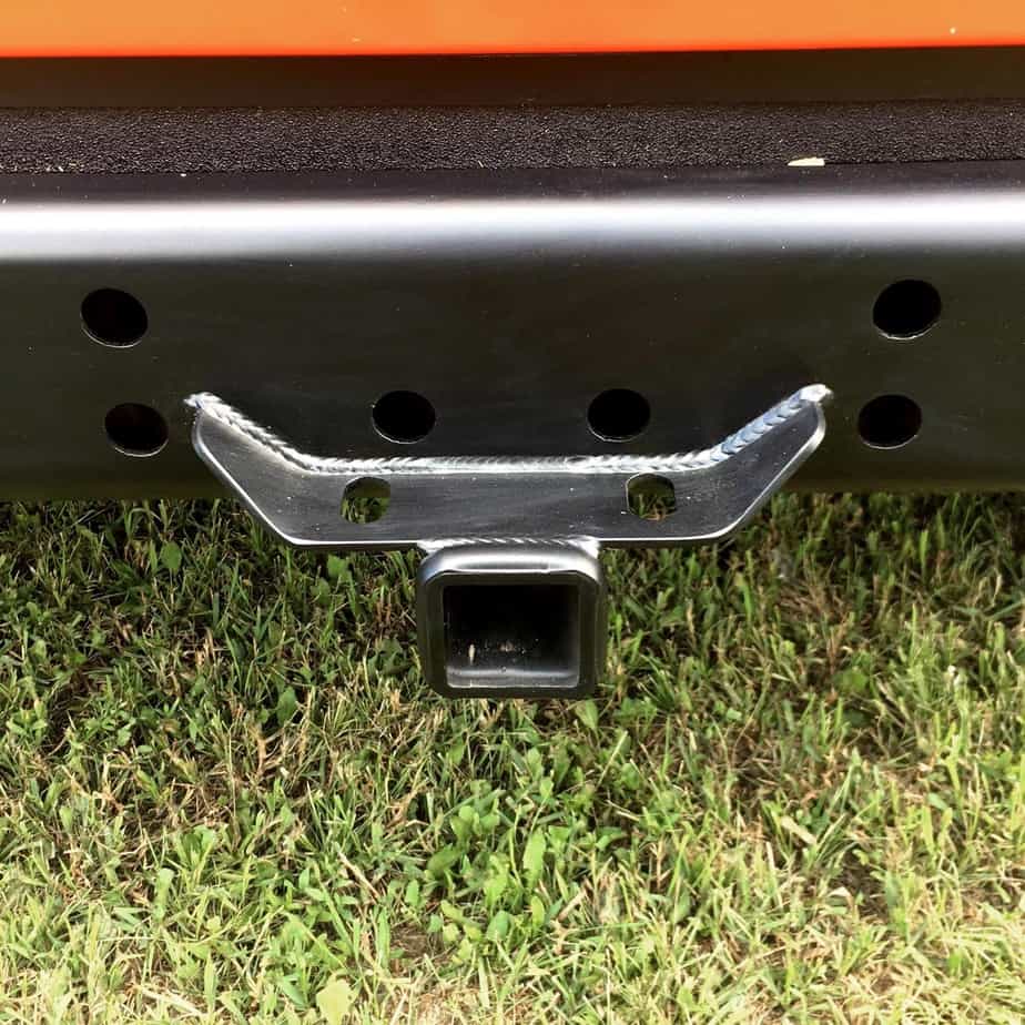 OTR Rear Bumper with Class III Receiver Hitch - Diesel Freak