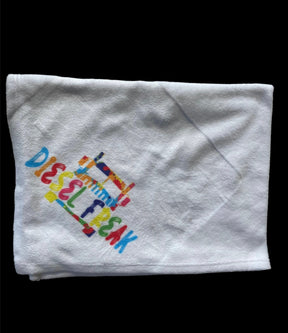 Rainbow Splatter Truck Baby Blanket - Diesel Freak