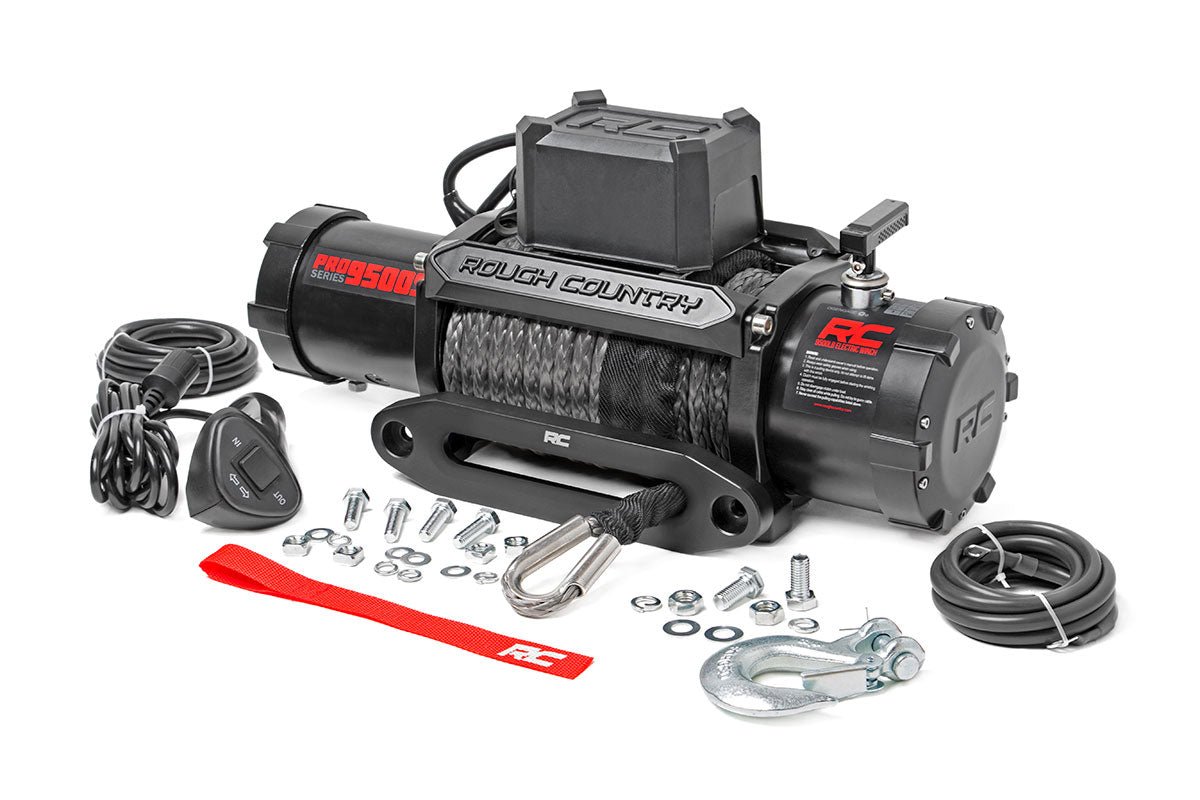 RC 9500lb Pro Series Electric Winch | Synthetic Rope – Diesel Freak