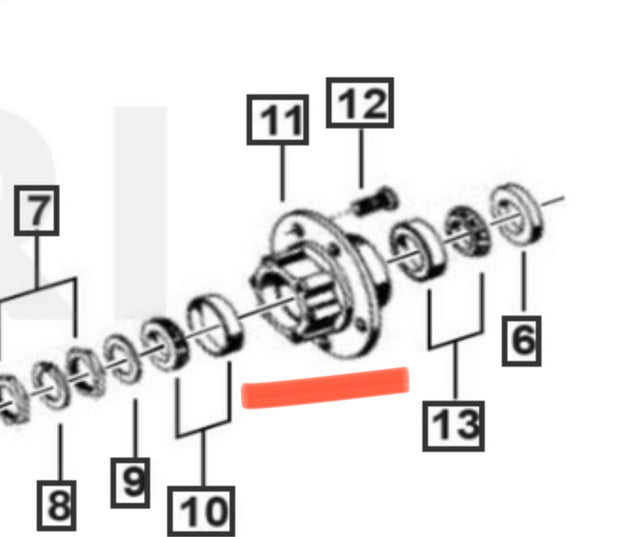 Roxor Front Wheel Hub - Diesel Freak