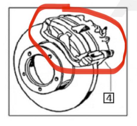 Roxor OEM Front Brake Caliper - Diesel Freak