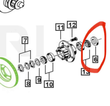 Roxor OEM hub wheel seal - Diesel Freak