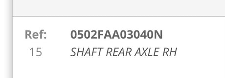 Roxor OEM Rear Axle Shaft - Diesel Freak