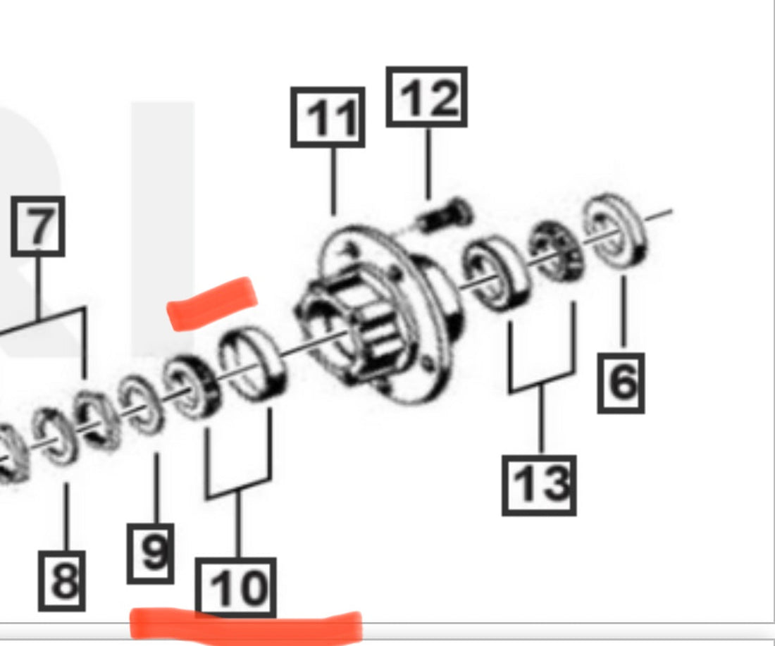 Roxor Outer Wheel Bearing - Diesel Freak