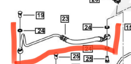 Roxor Power Steering Pressure Line - Diesel Freak