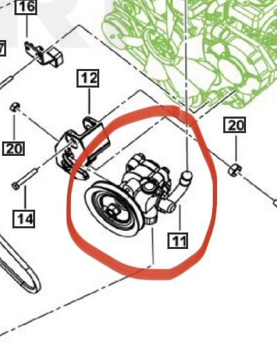 Roxor Power Steering Pump - Diesel Freak