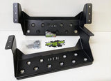 Roxor side steps in Black Powdercoat - Diesel Freak