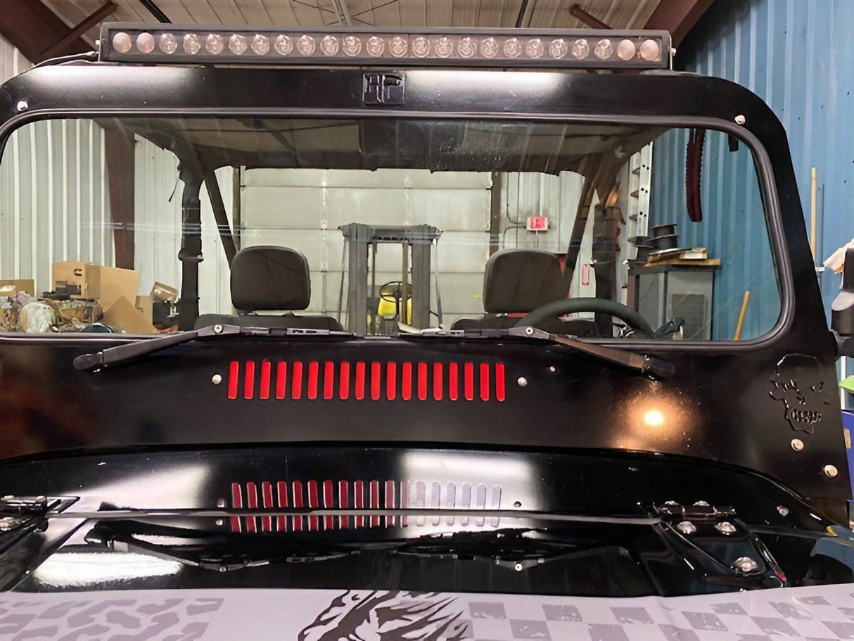 Roxor "Vented" Windshield Frame with CJ Glass - Diesel Freak