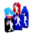 Sasquatch Rock On American Flag bigfoot Foam Can and Bottle Coolers - Diesel Freak