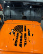 Skully Flag Roxor Hood Decal - Diesel Freak